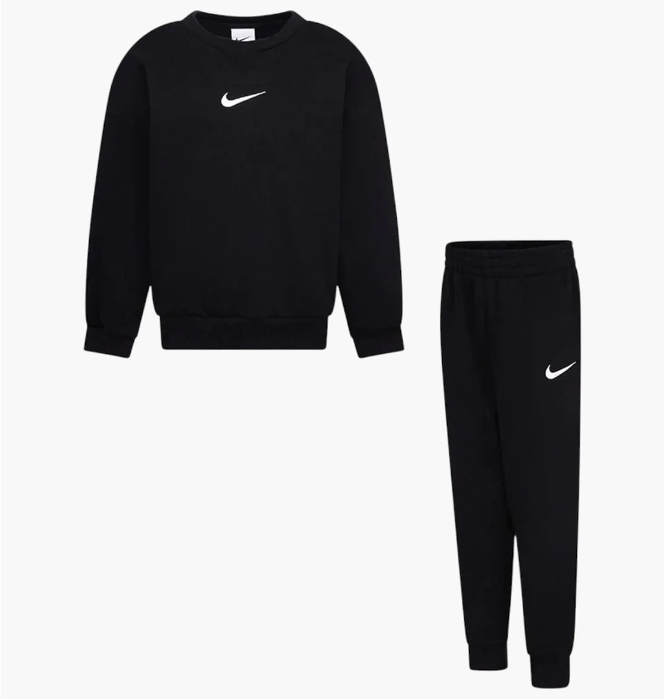 Спортивний костюм дитячий Nike Essential Fleece Crew Black 86M188-023