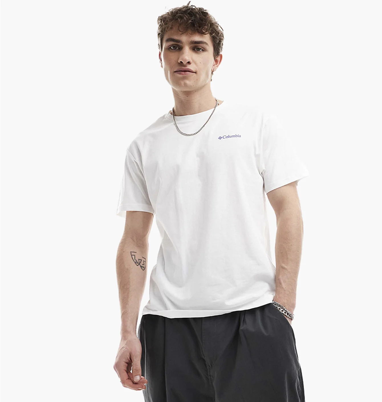 Футболка чоловіча Columbia Unionville Back Print T-Shirt In White 133426097