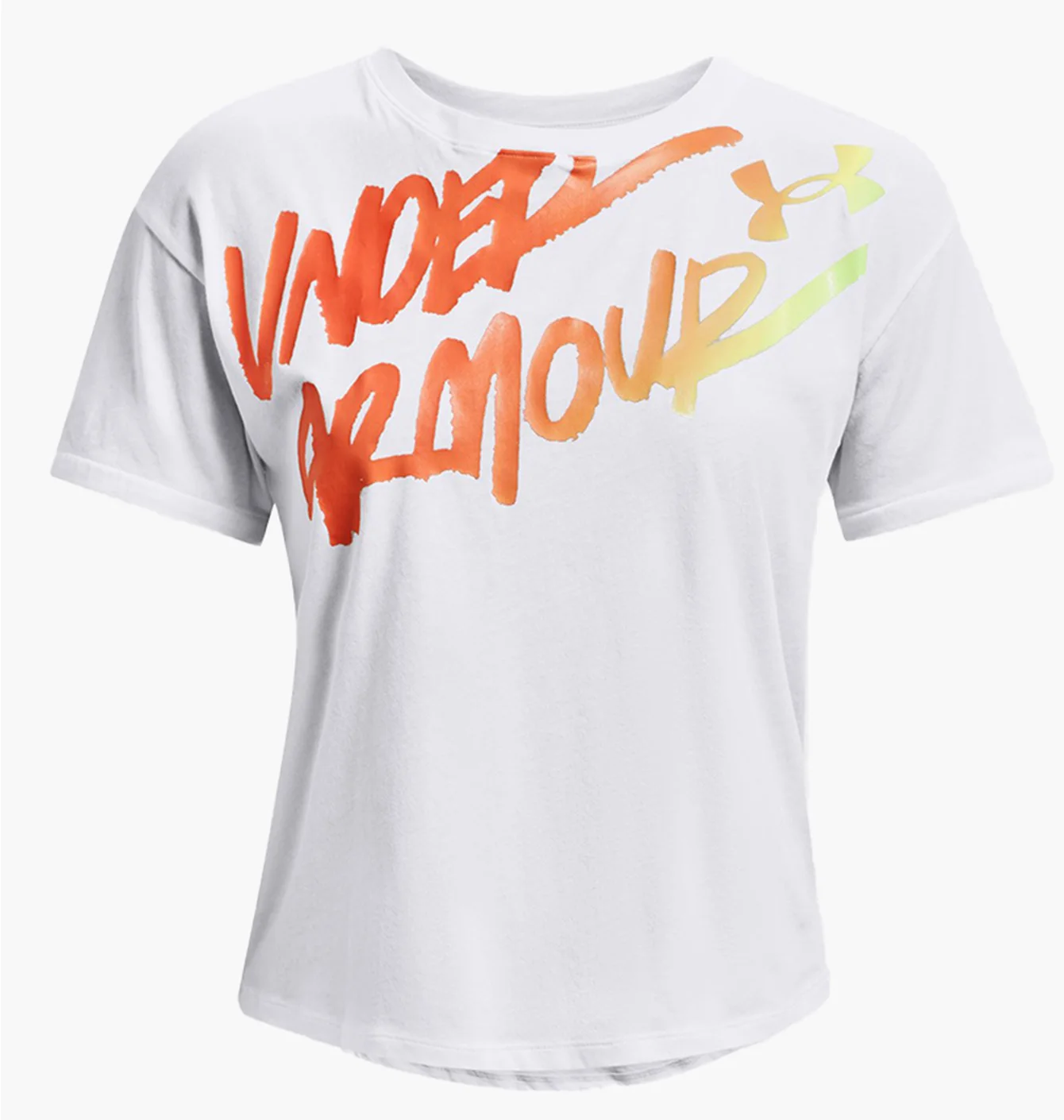 Футболка жіноча Under Armour Live Chroma Graphic Tee White 1366006-100