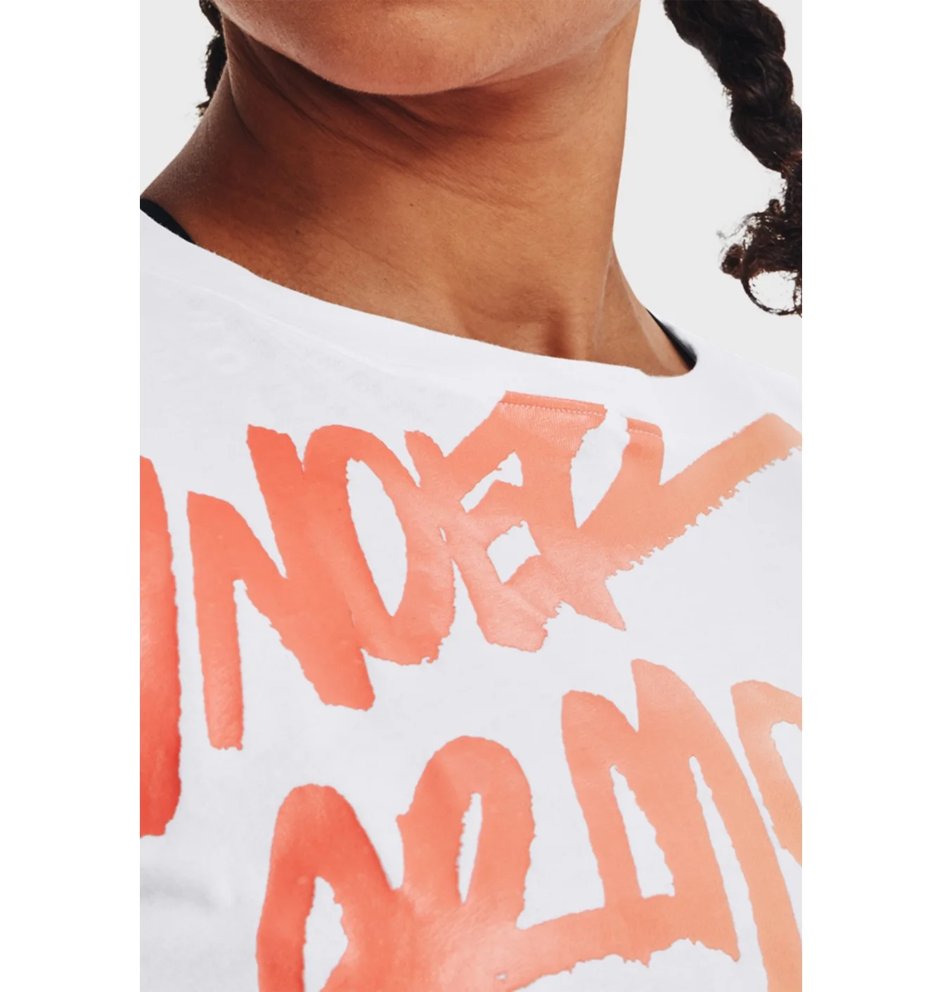 Футболка жіноча Under Armour Live Chroma Graphic Tee White 1366006-100