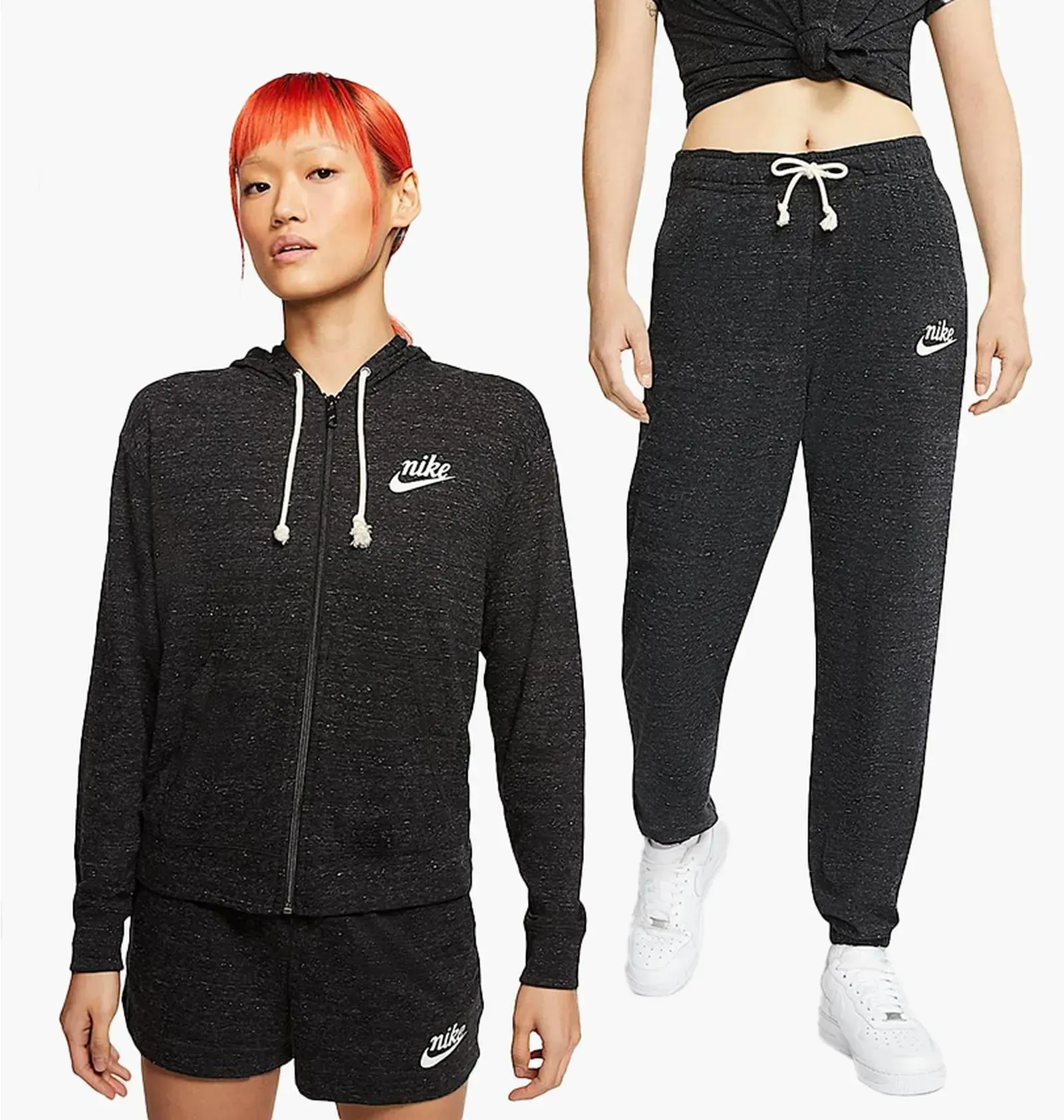 Спортивний костюм жіночий Nike Sportswear Gym Vintage Black (CJ1694-010__CJ1793-010)