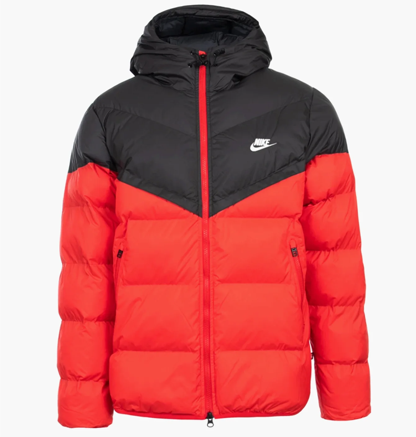 Пуховик чоловічий Nike Sf Wr Pl-Fld Hd Jkt Red/Black FB8185-011