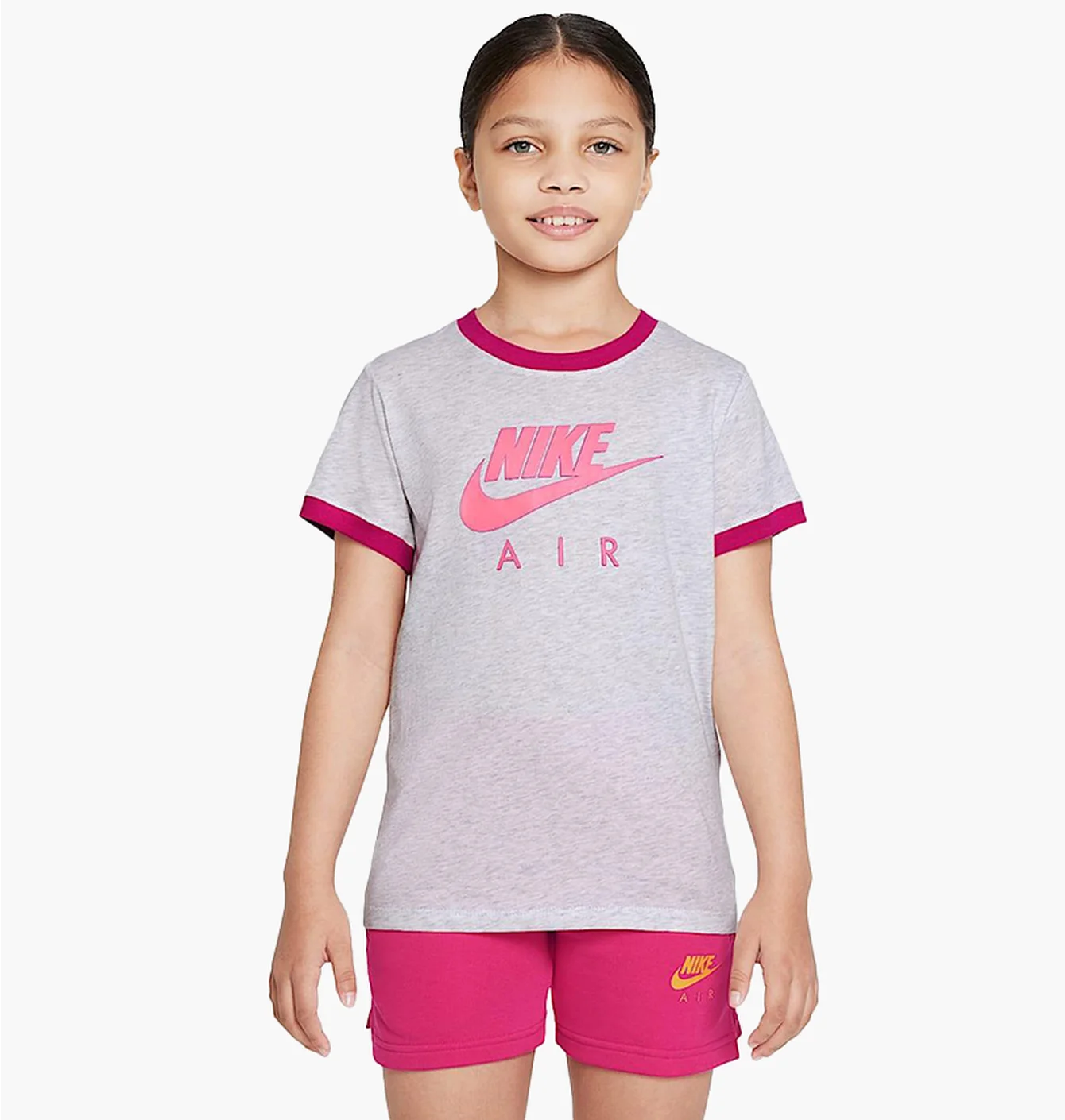 Футболка дитяча Nike G Nsw Tee Ringer Air Grey DO4641-051