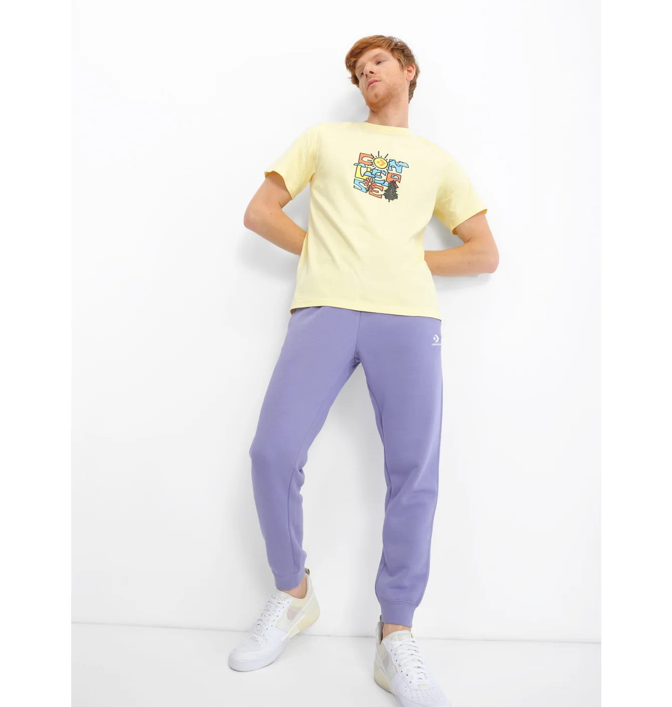 Футболка чоловіча Converse Mother Nature Tee Yellow 10023787-231