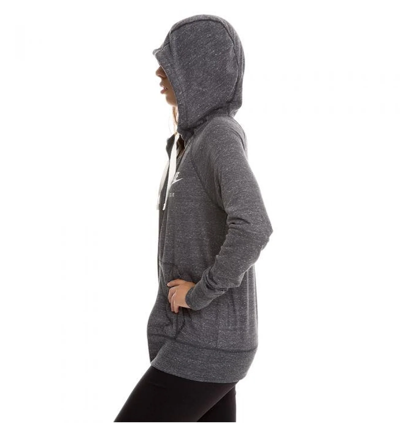 Толстовка жіноча Nike Gym Vntg Hoodie Fz Cyan 883729-060