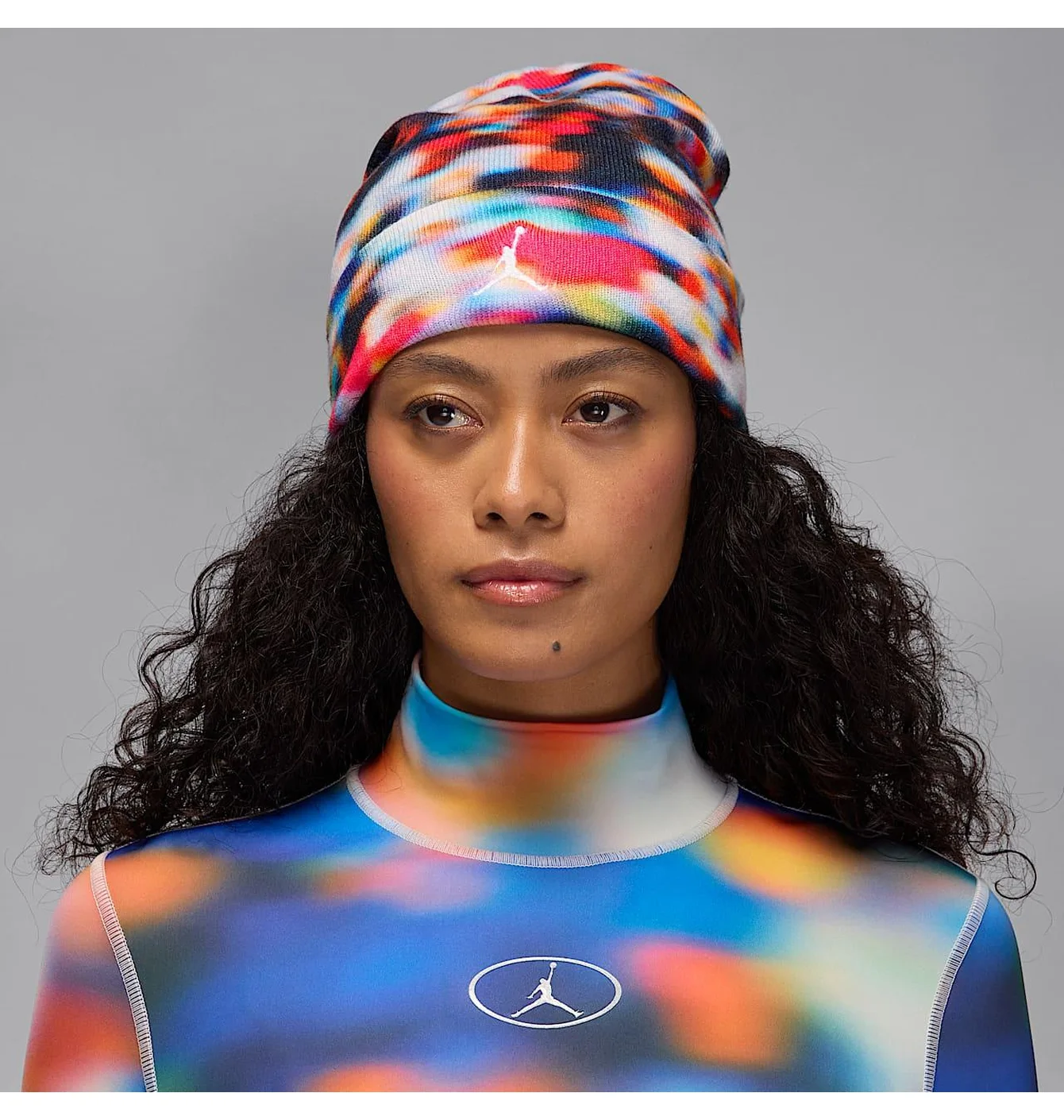 Шапка унісекс Nike Peak Beanie U Ess Mtnside Multi HV2047-100
