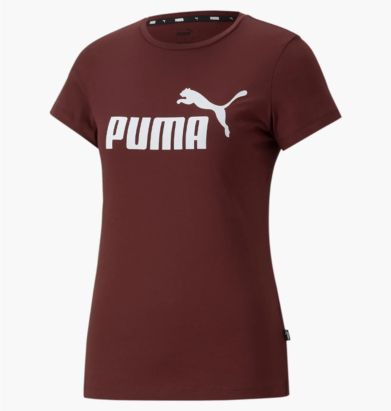 Футболка жіноча Puma Essentials Logo Tee Bordo 586775-50