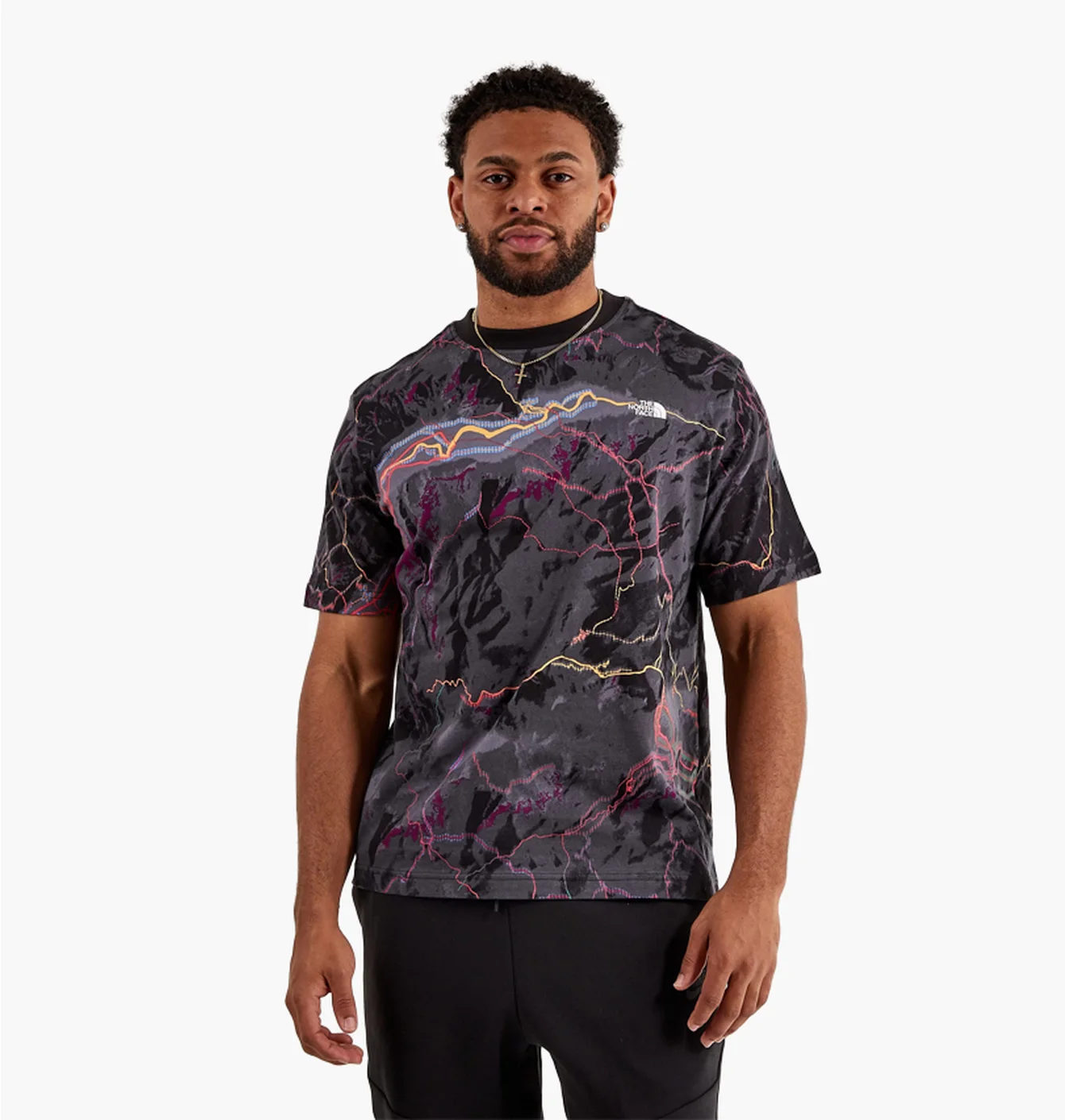 Футболка чоловіча The North Face Trail Glow Tee Grey NF0A81YGIRI