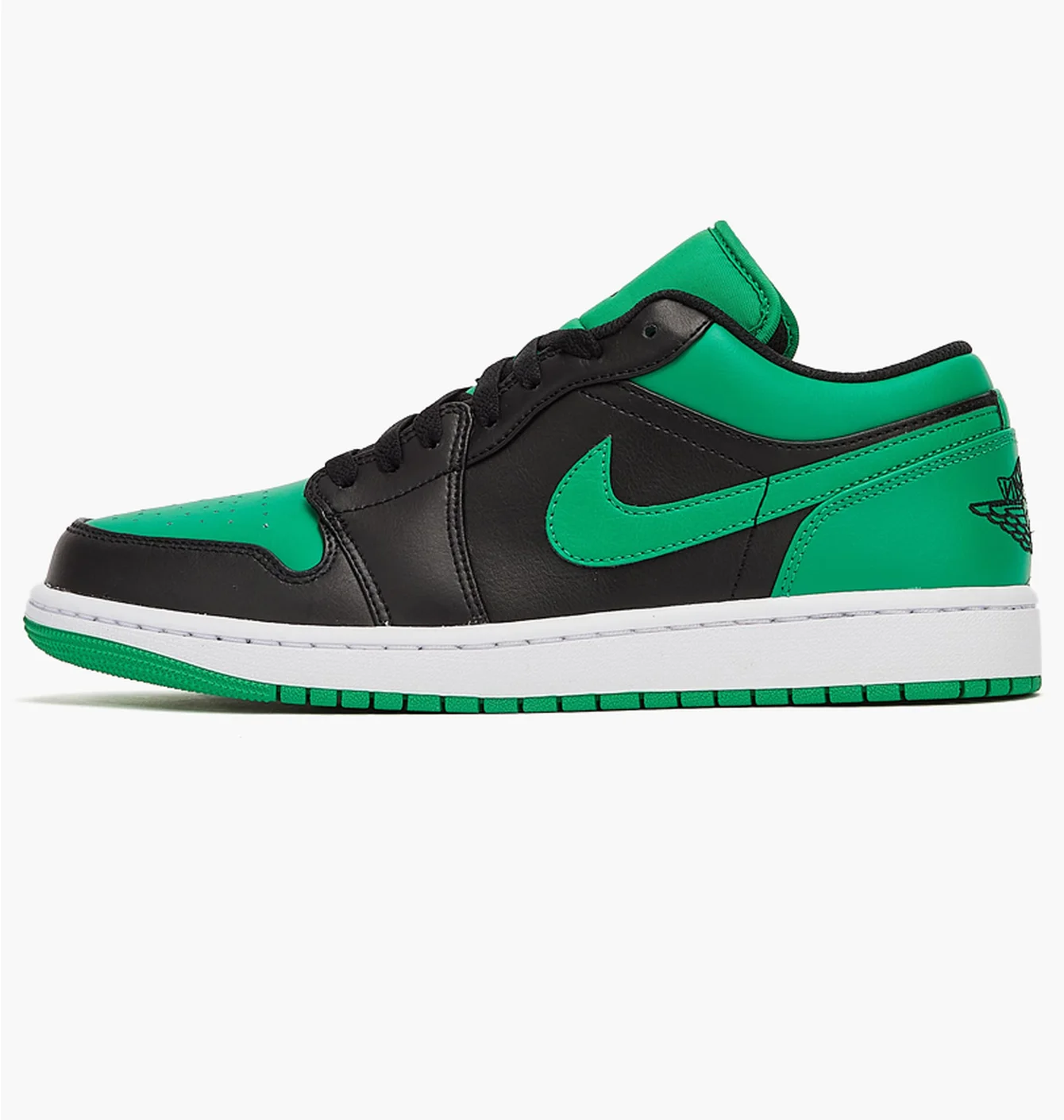 Кросівки чоловічі Air Jordan 1 Low Black/Green 553558-065