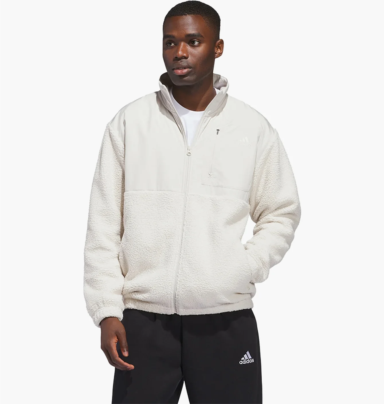 Толстовка чоловіча Adidas Coze Full-Zip Jacket Beige JI5852