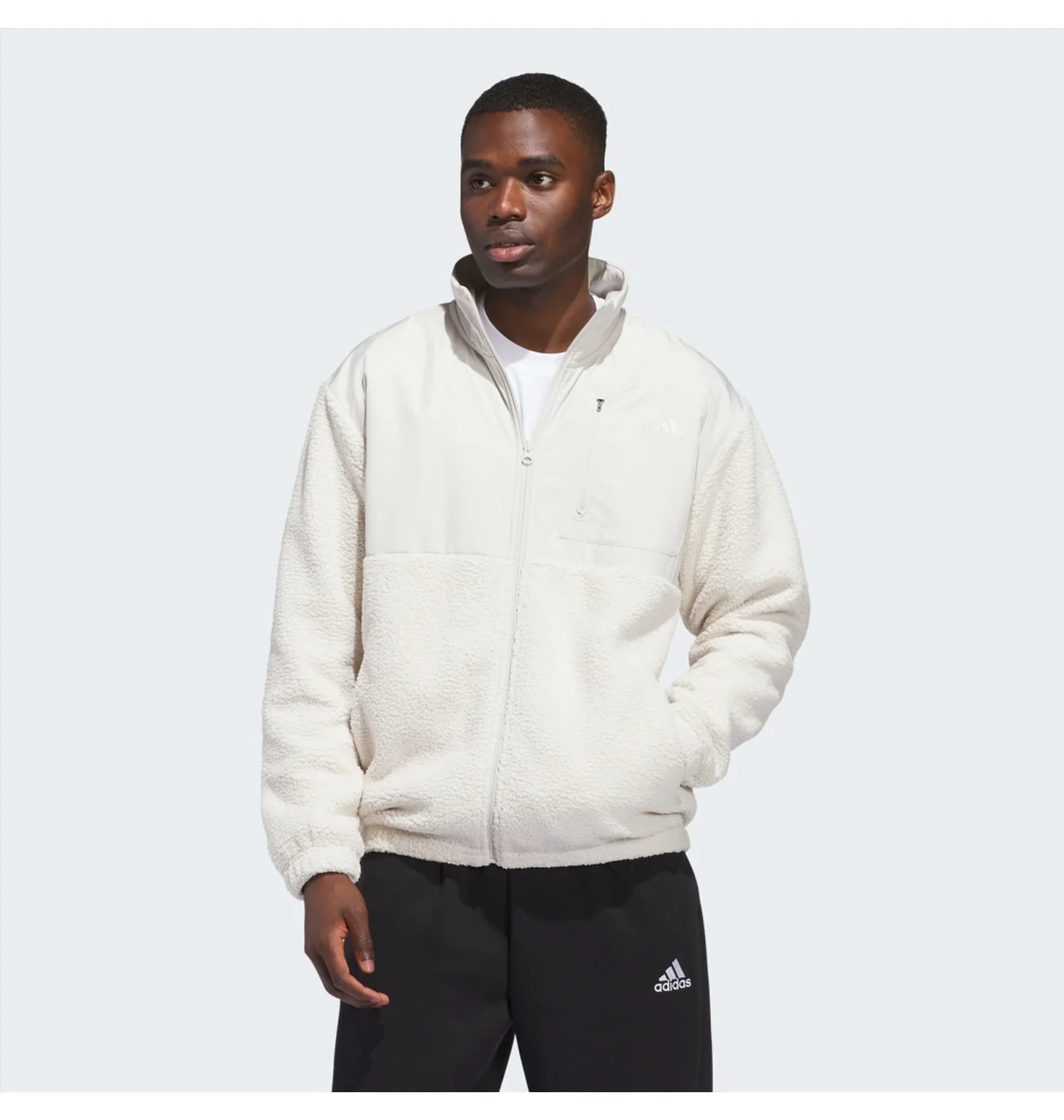 Толстовка чоловіча Adidas Coze Full-Zip Jacket Beige JI5852