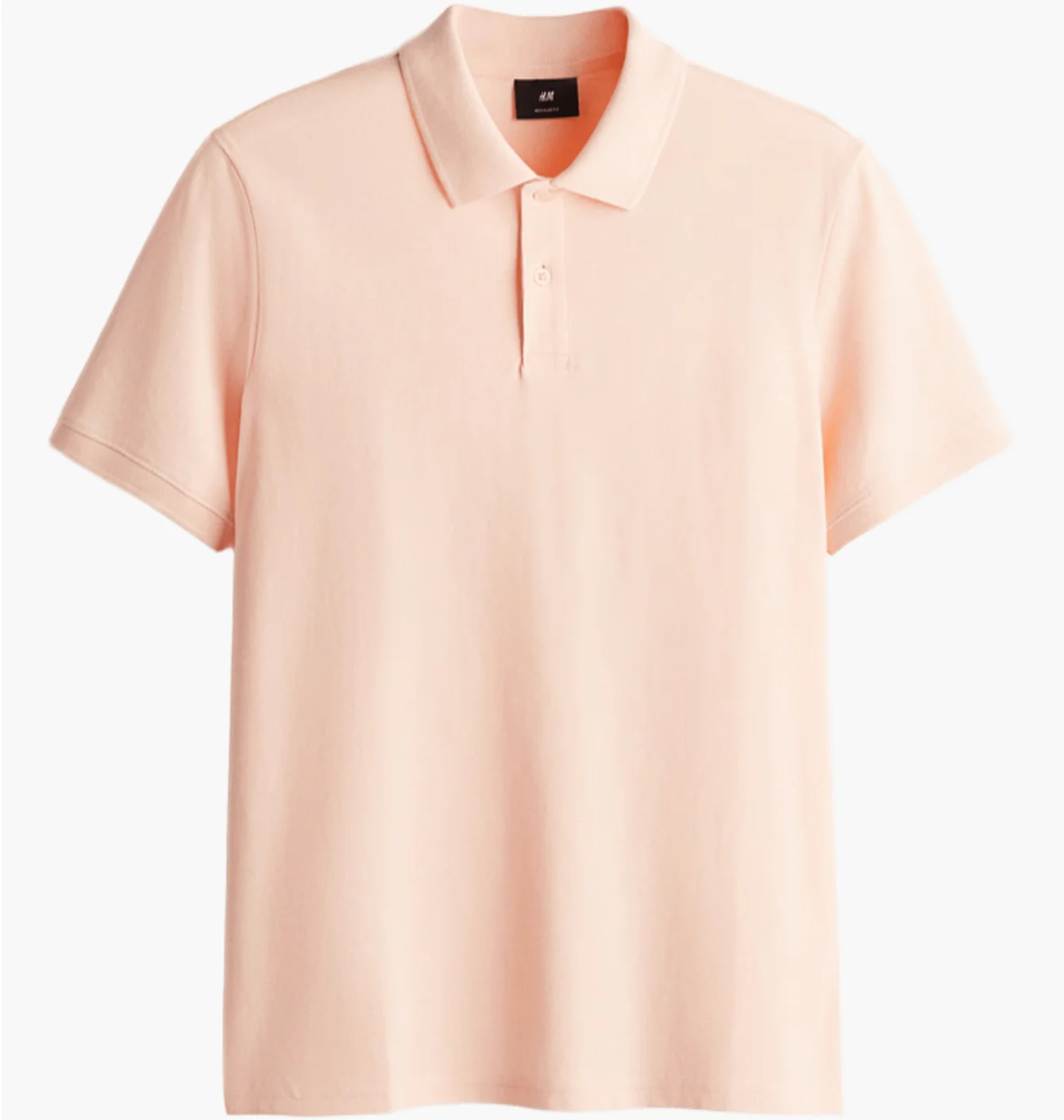 Поло чоловіче H&M Regular Fit Peach 1209183011