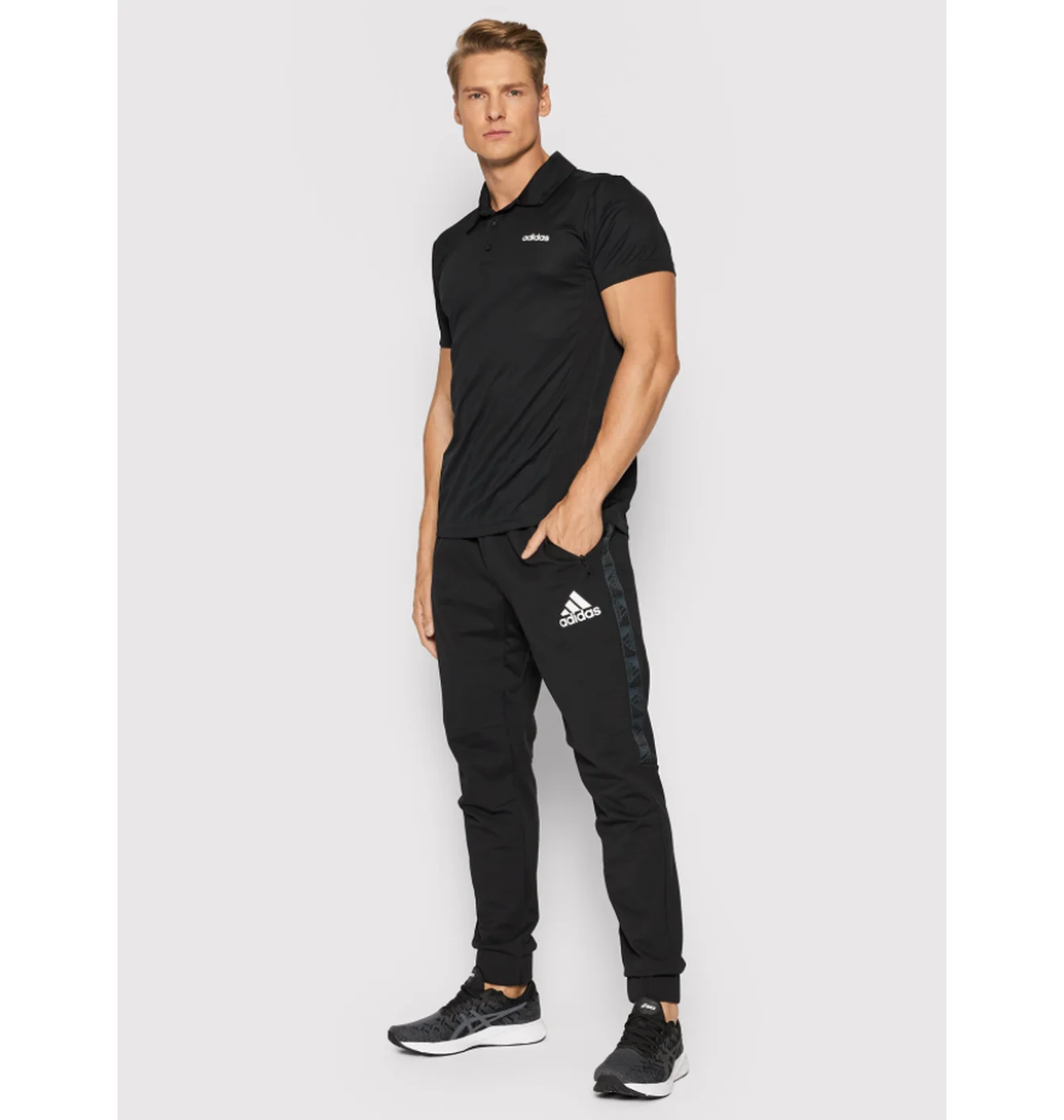 Штани чоловічі Adidas Aeroready Designed To move sport motion logo Black H28788