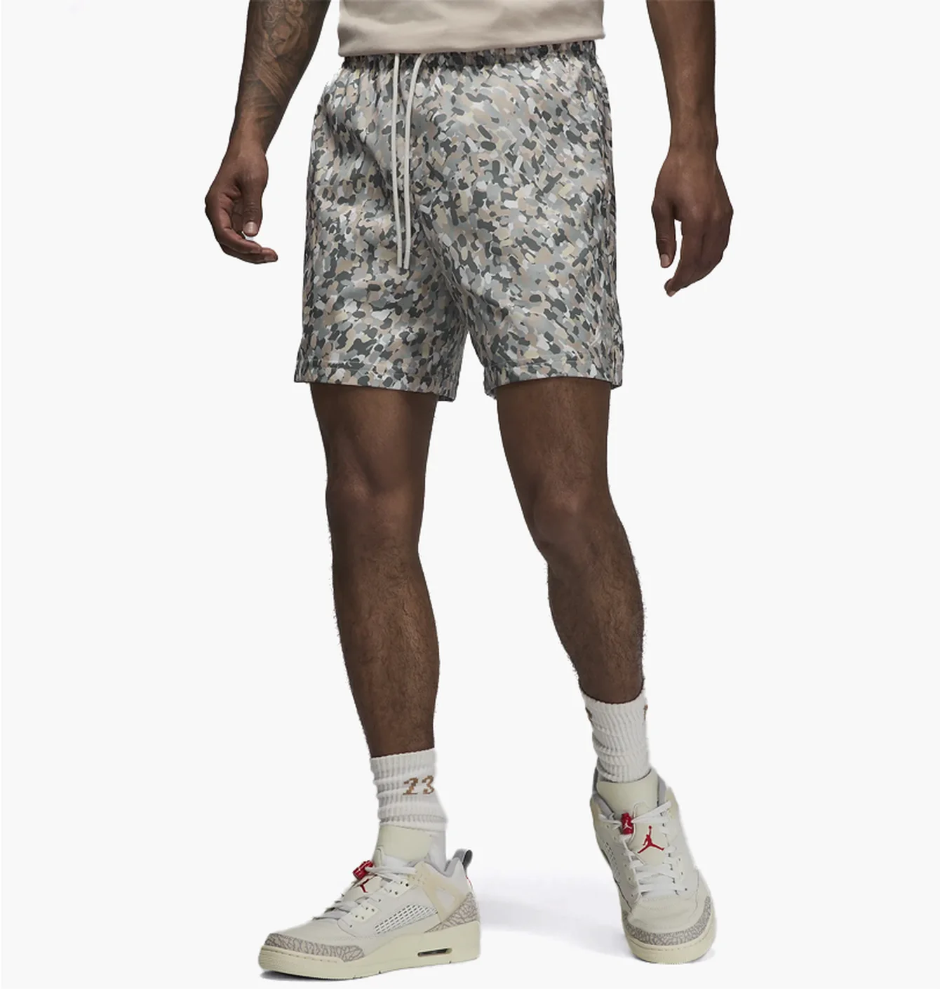 Шорти чоловічі Air Jordan M J Ess Poolside Aop Short Grey FN4635-133