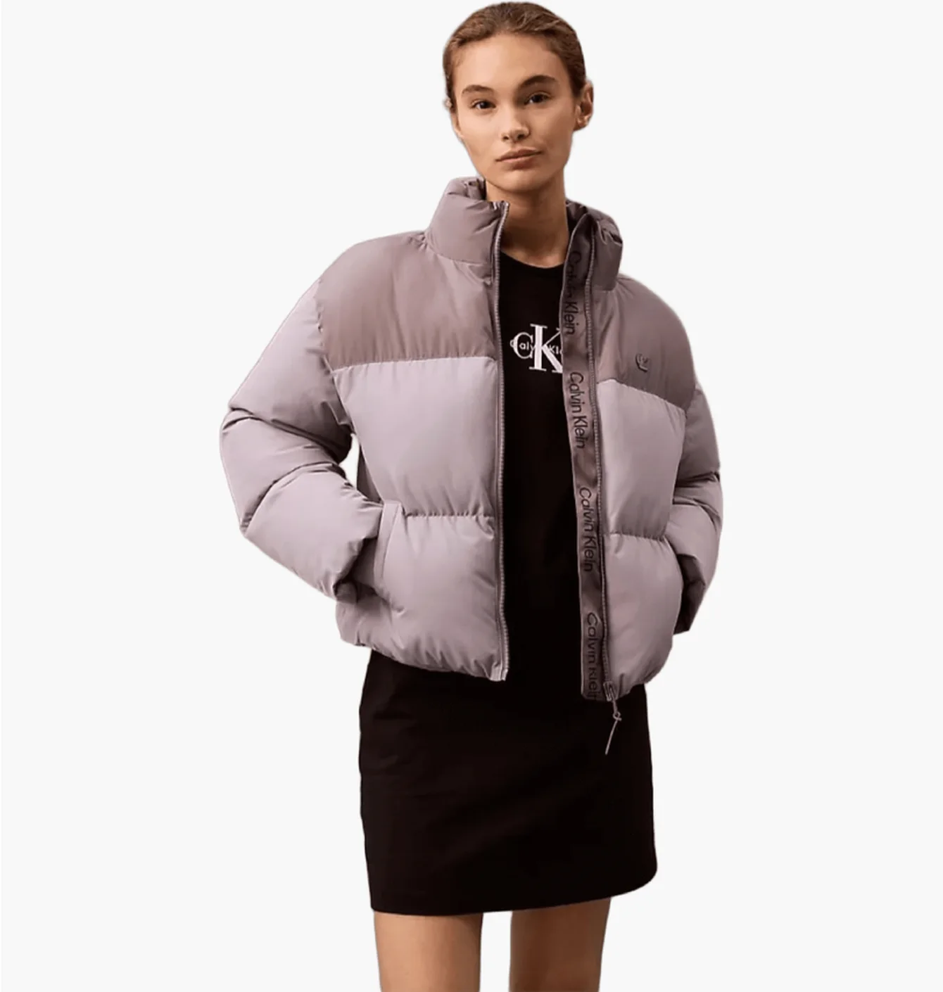 Пуховик жіночий Calvin Klein Violet 40WL853030