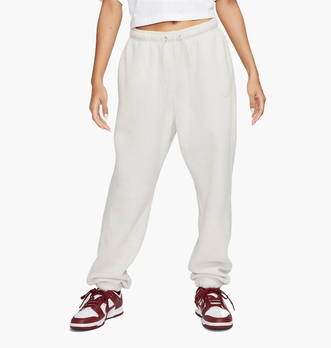Штани жіночі Nike Sportswear Plush Jogger White Dq6812-072