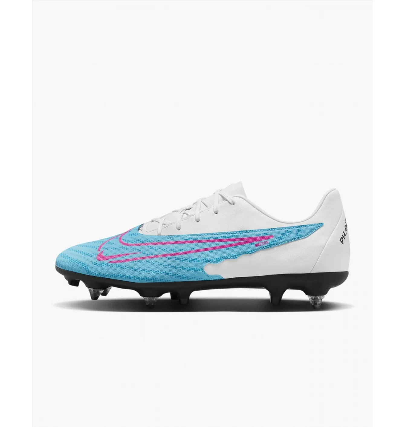 Бутси унісекс Nike Phantom Gx Academy Sg-Pro Anti-Clog Traction White/Light Blue DD9471-446