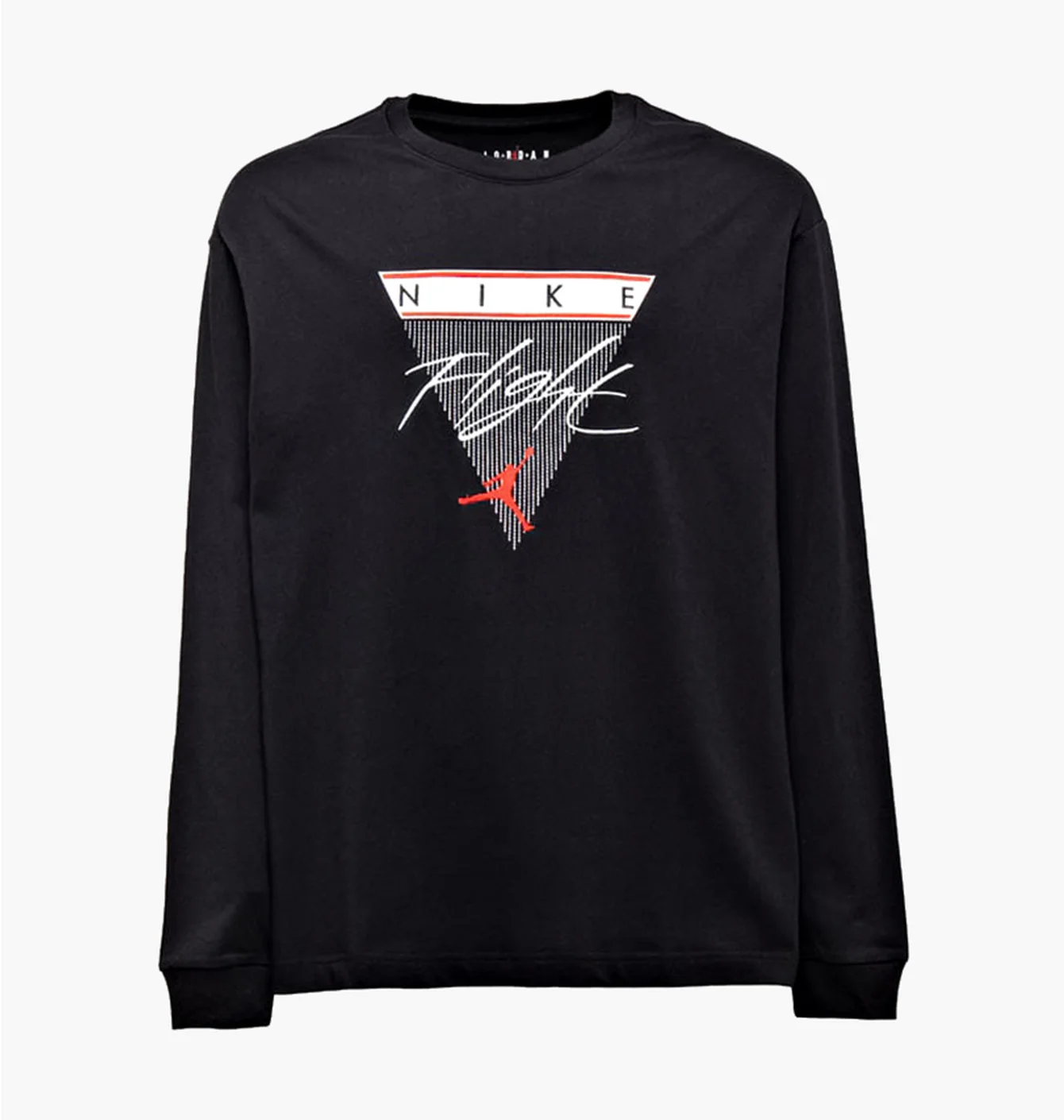Лонгслів чоловічий Air Jordan Flight Long-Sleeve T-Shirt Black CZ1215-010