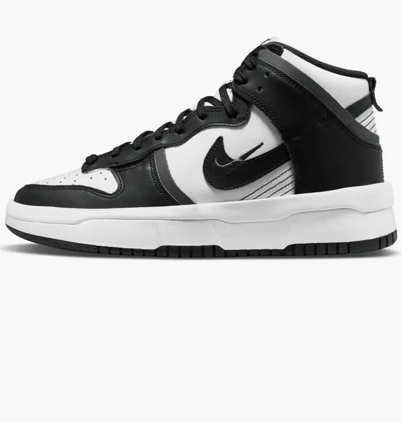 Кросівки жіночі Nike Dunk High Up Black/White DH3718-104
