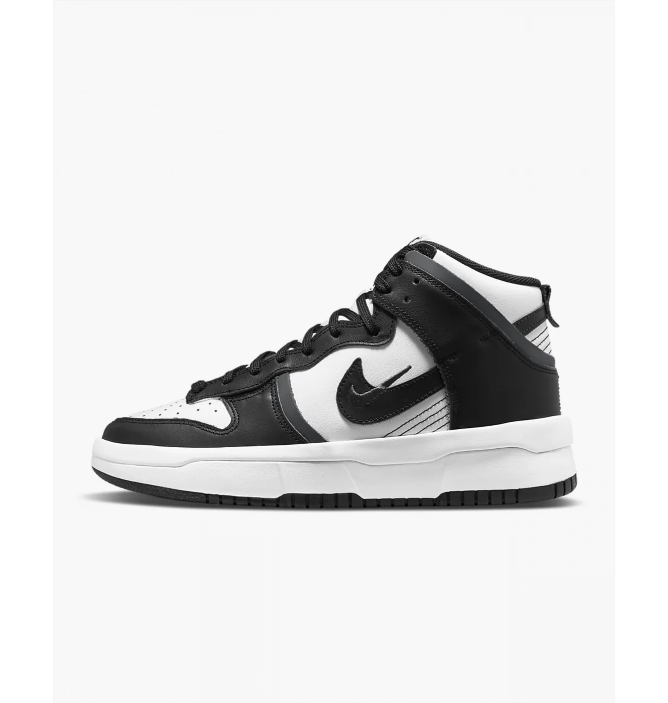 Кросівки жіночі Nike Dunk High Up Black/White DH3718-104