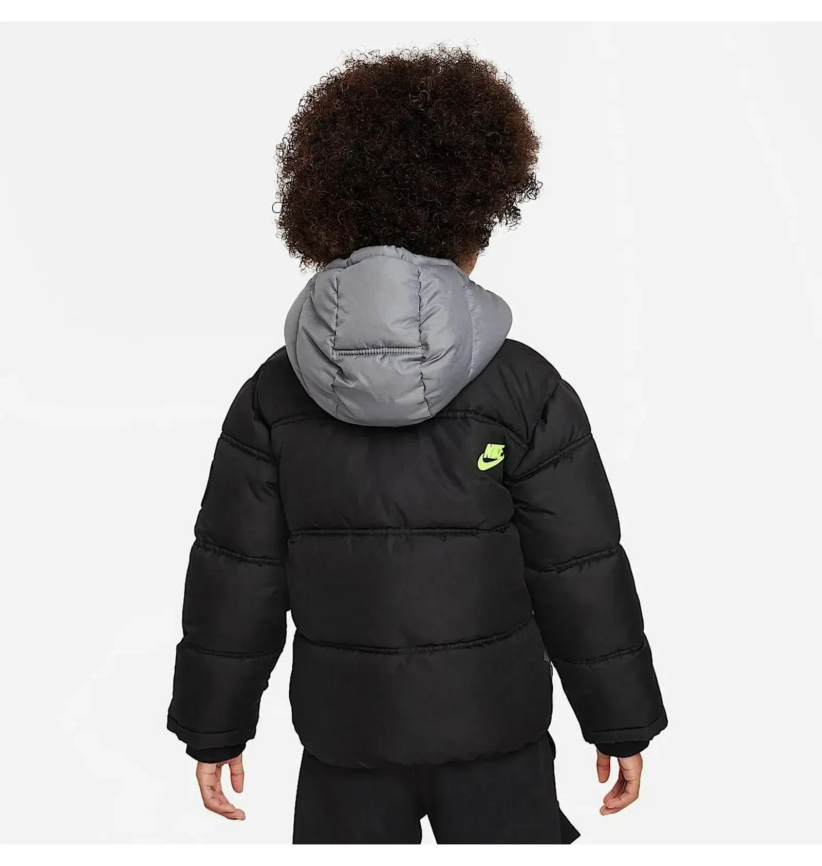 Куртка дитяча Nike Colorblock Puffer Black/Grey (86K910-023)
