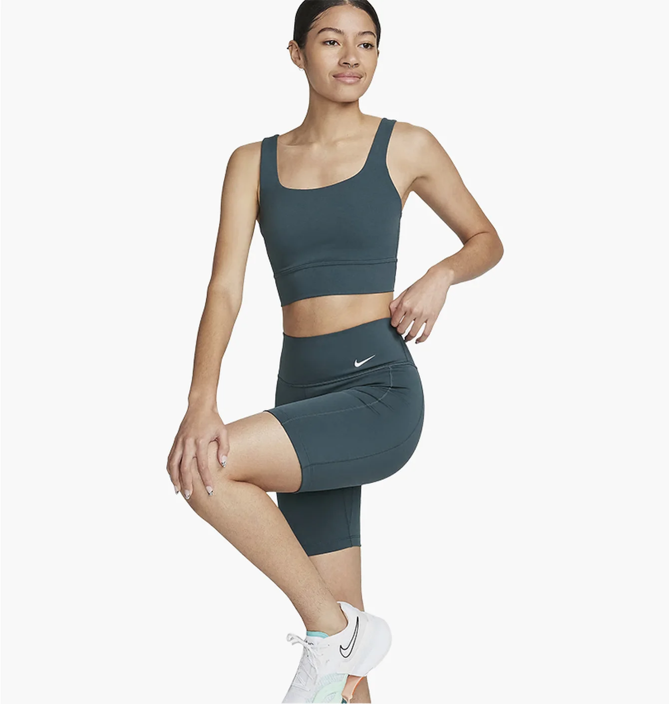Шорти жіночі Nike One Leak Protection Blue DZ5312-328