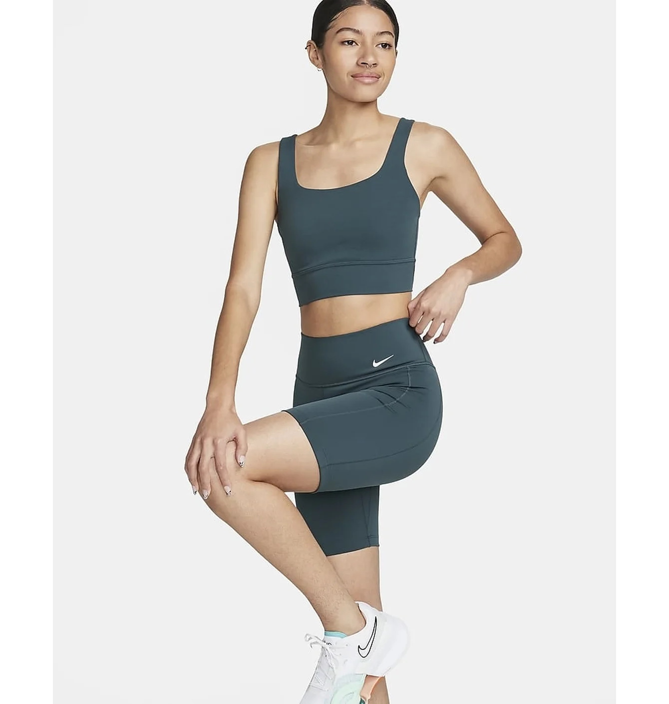Шорти жіночі Nike One Leak Protection Blue DZ5312-328