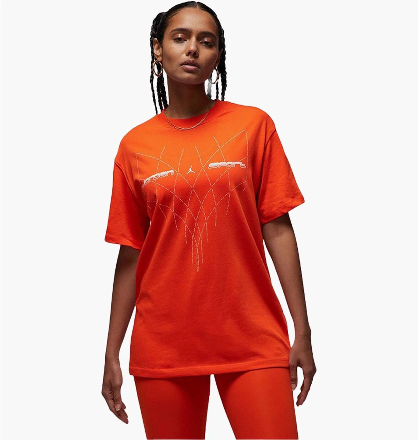 Футболка жіноча Air Jordan Sport Orange FD7379-633