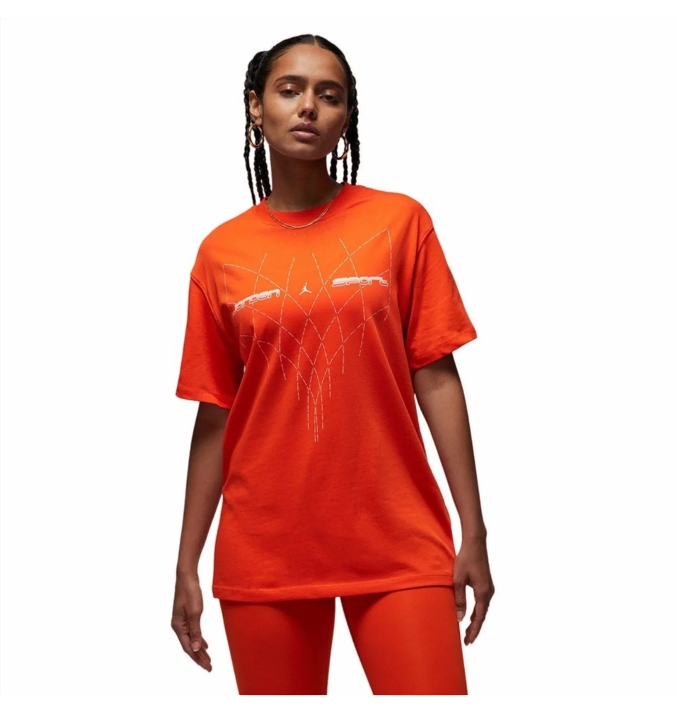 Футболка жіноча Air Jordan Sport Orange FD7379-633