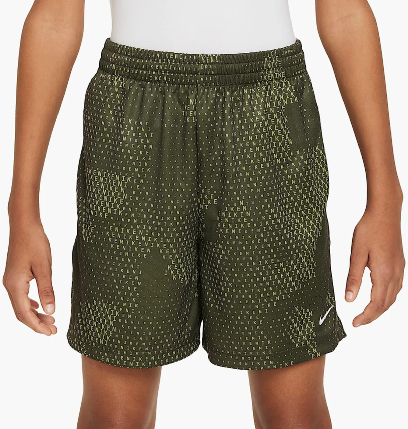 Шорти дитячі Nike Multi Older Kids (Boys) Dri-Fit Shorts Camo/Green FN8696-325