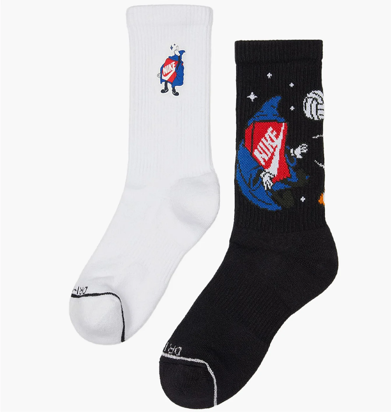 Шкарпетки унісекс Nike Edp Csh Crw 2Pr-144 Bxy W Black/White FN9133-900