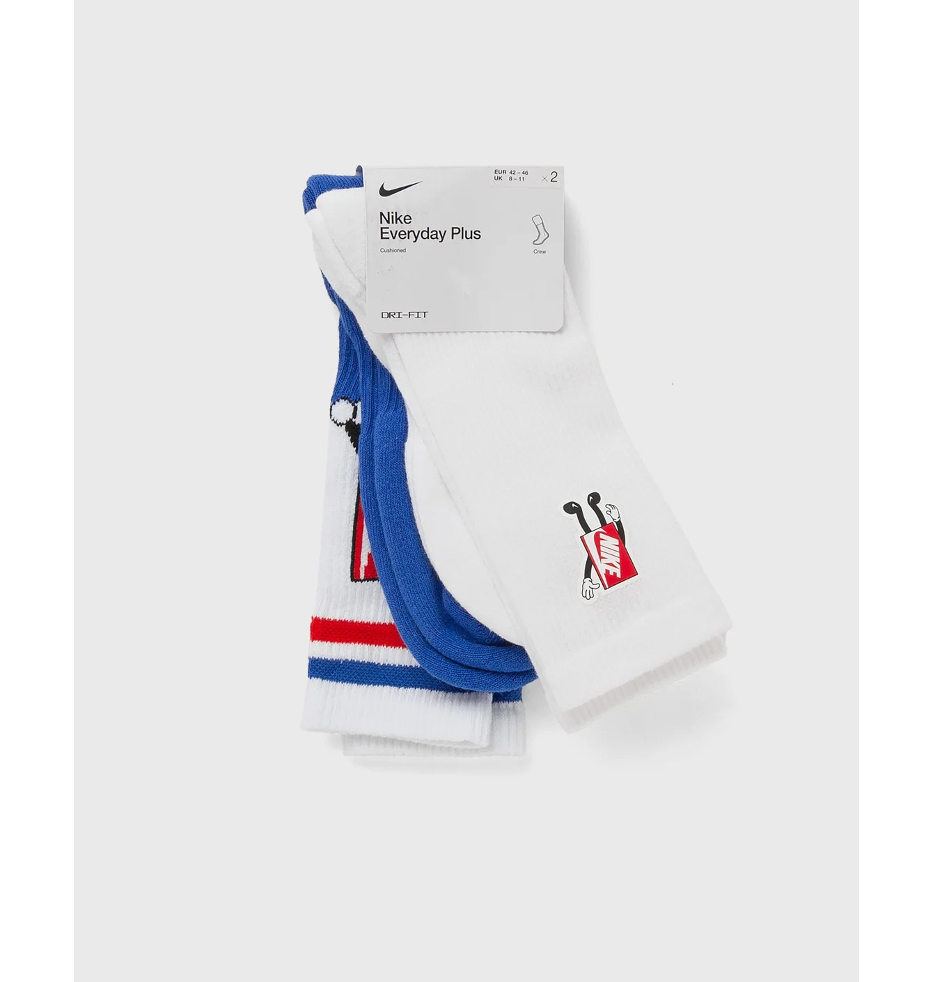 Шкарпетки унісекс Nike Edp Csh Crw 2Pr-144 Bxy W Black/White FN9133-900