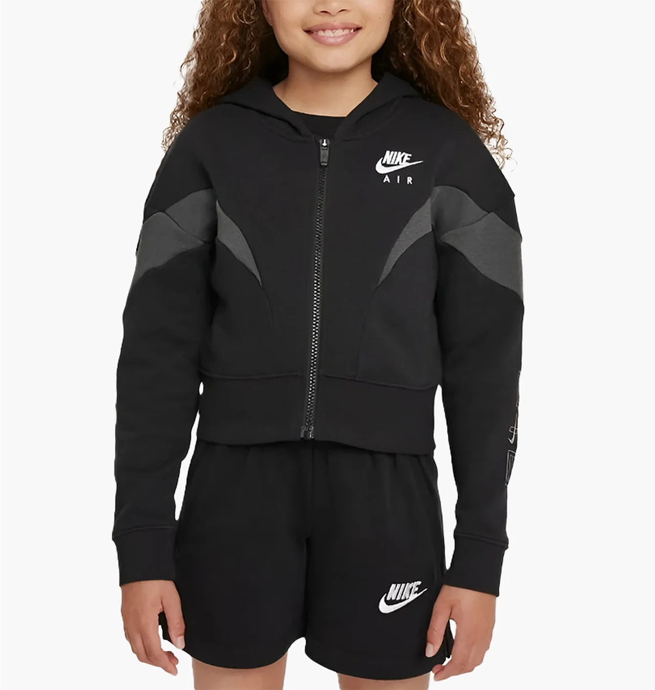 Толстовка дитяча Nike Sweat Zip Black DR8508-010
