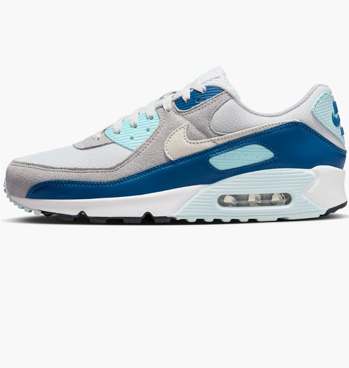 Кросівки чоловічі Nike Air Max 90 Grey/Blue FN6958-001