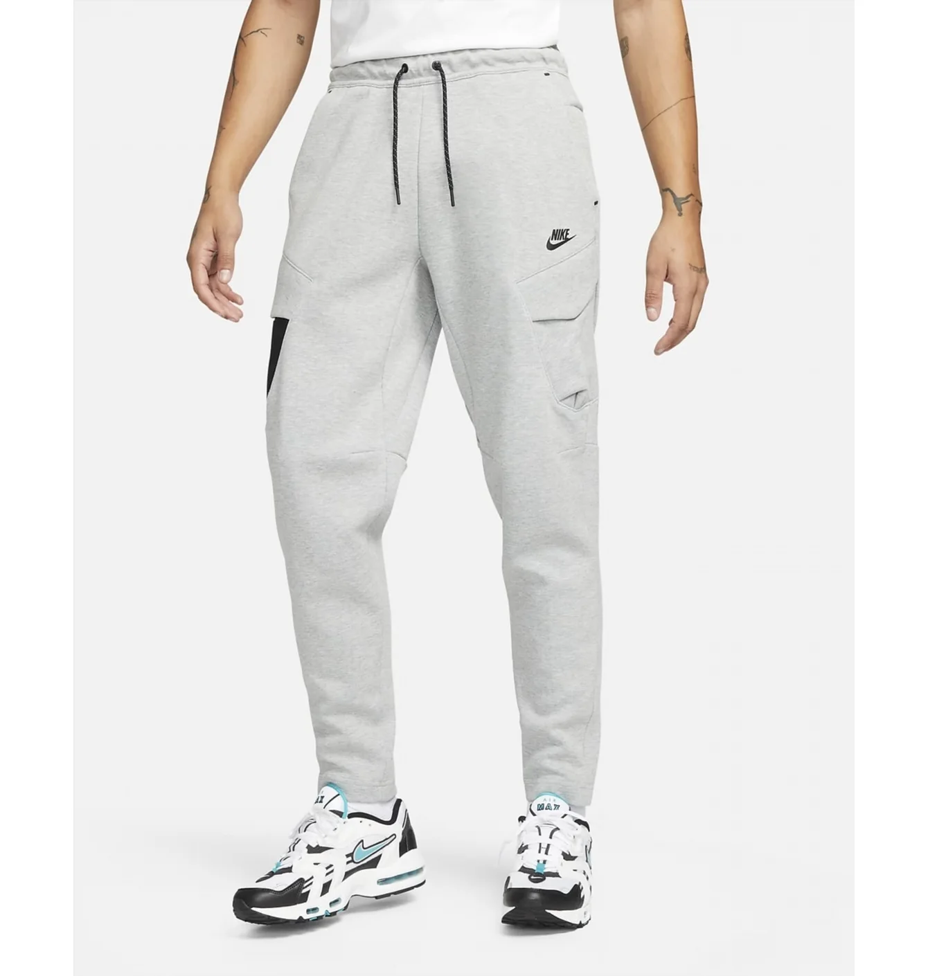 Штани чоловічі Nike M Nsw Tch Flc Utility Pant Grey Dm6453-063