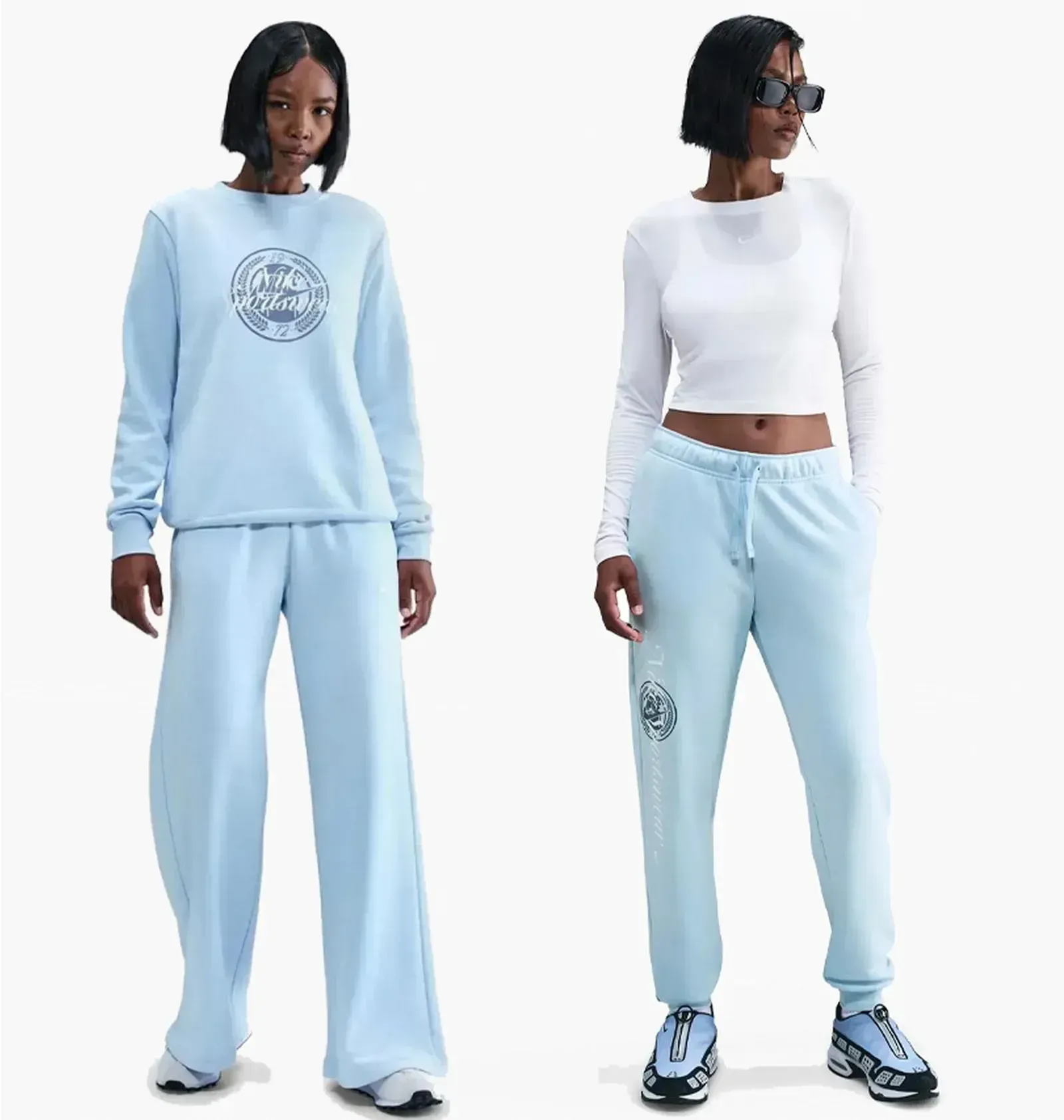 Спортивний костюм жіночий Nike W Nsw Club Flc Gx Std Light Blue (HV2342-441__HV2346-441)