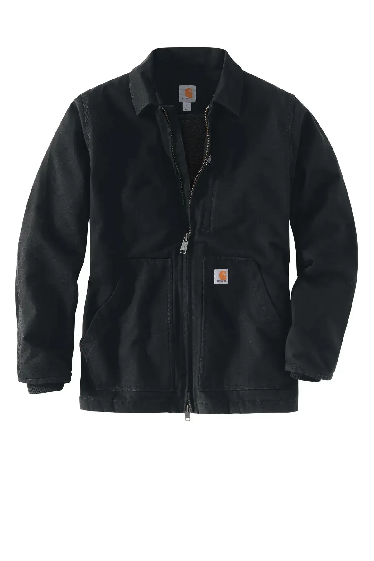 Куртка чоловіча Carhartt Loose Fit Washed Duck Sherpa-Lined Coat Jacket (OC4293)