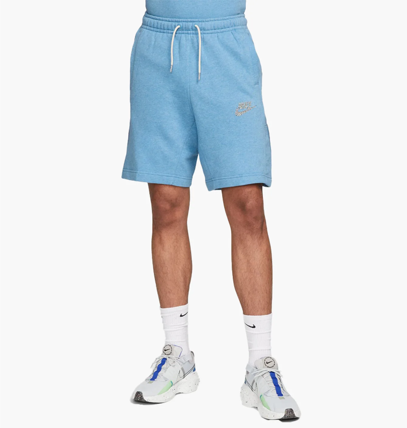 Шорти чоловічі Nike Sportswear Revival Fleece Short Light Blue DM5635-469