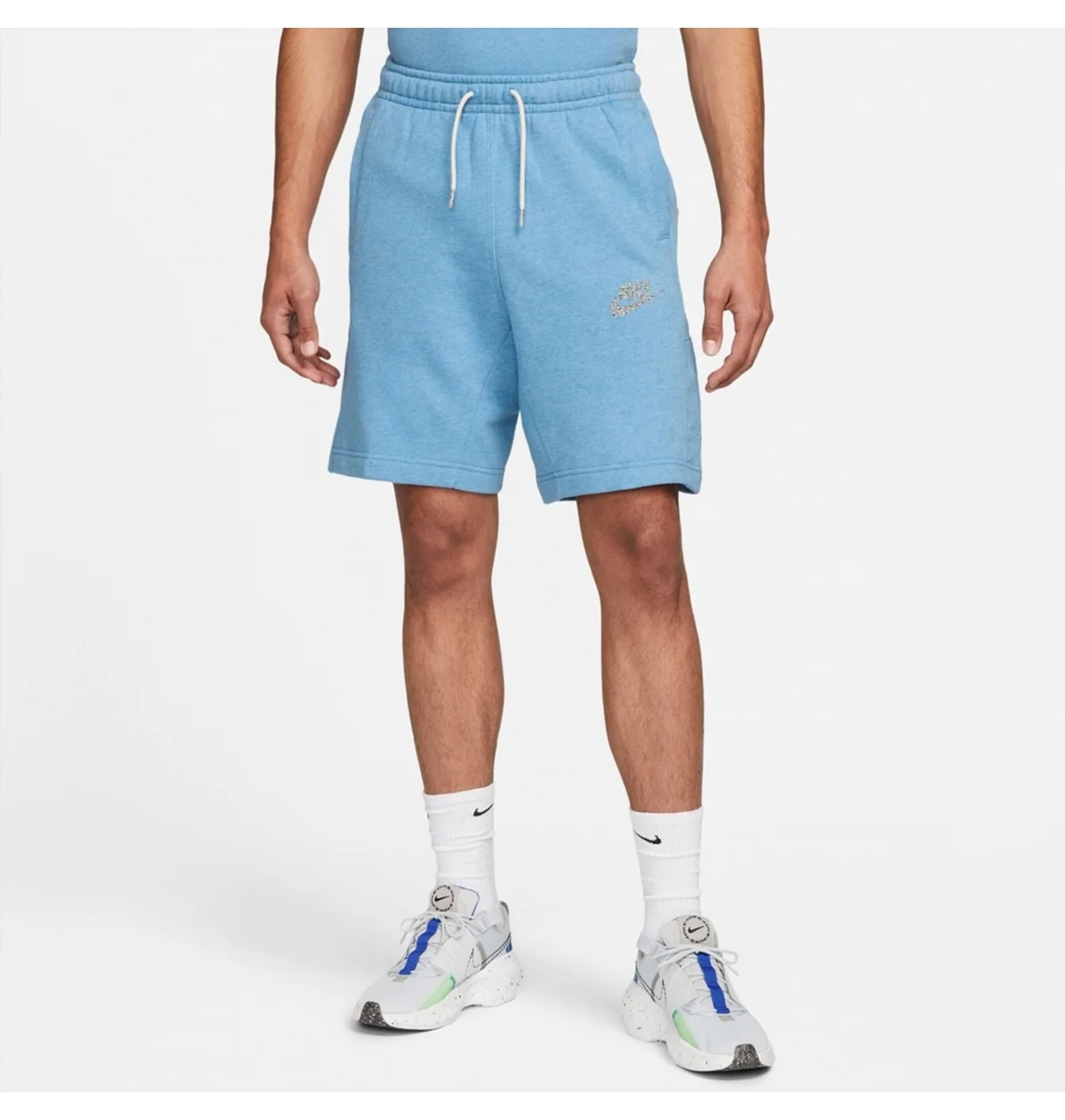 Шорти чоловічі Nike Sportswear Revival Fleece Short Light Blue DM5635-469