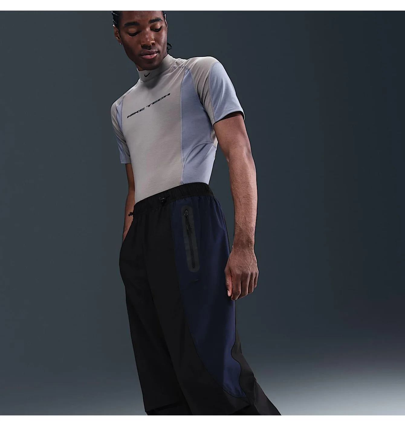 Штани чоловічі Nike Tech MenS Dri- F I T Woven Color- Block Oversized Pants Black IH8466-010