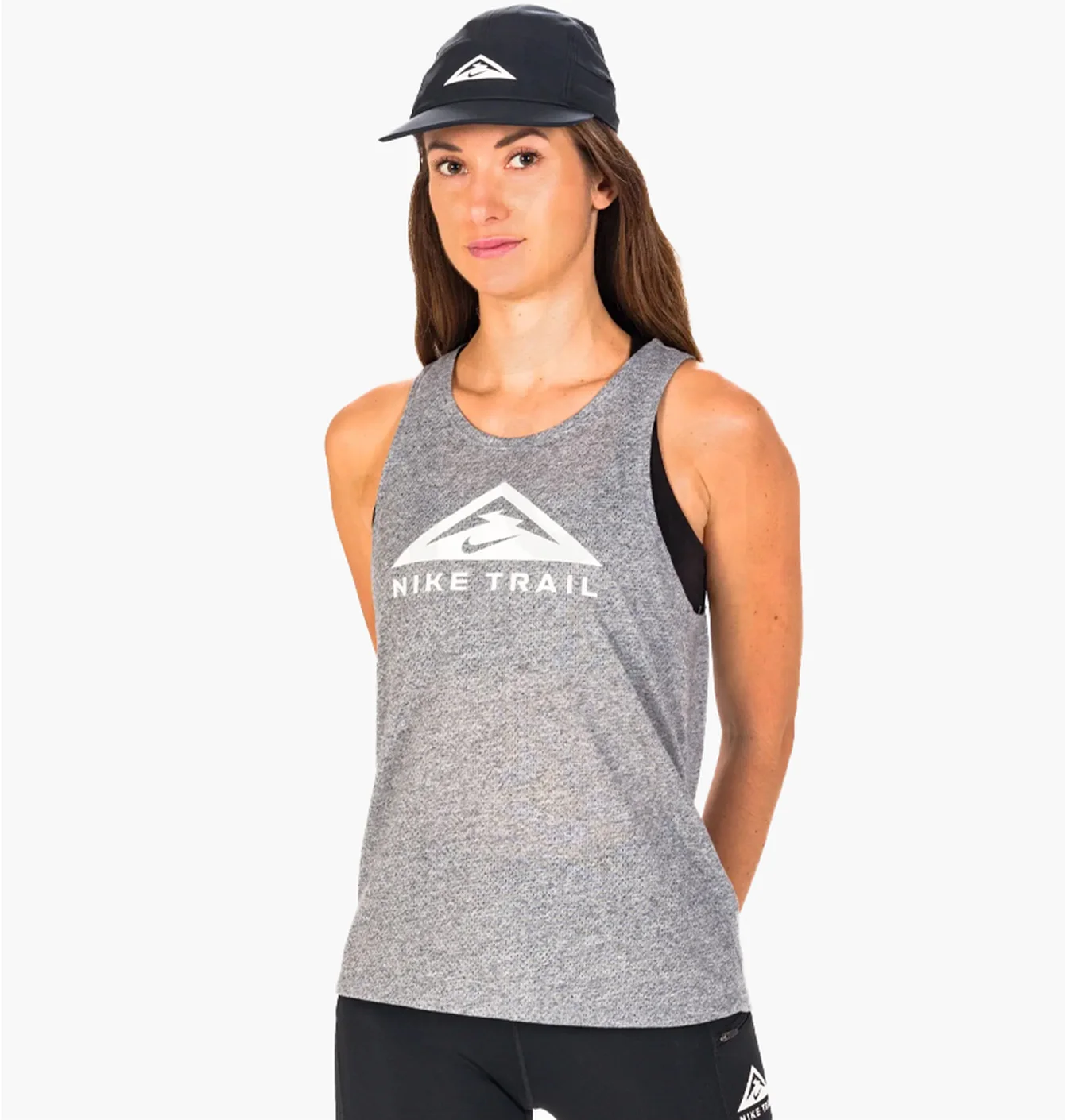 Майка жіноча Nike Dri-Fit Trail Tank Grey DM7571-064