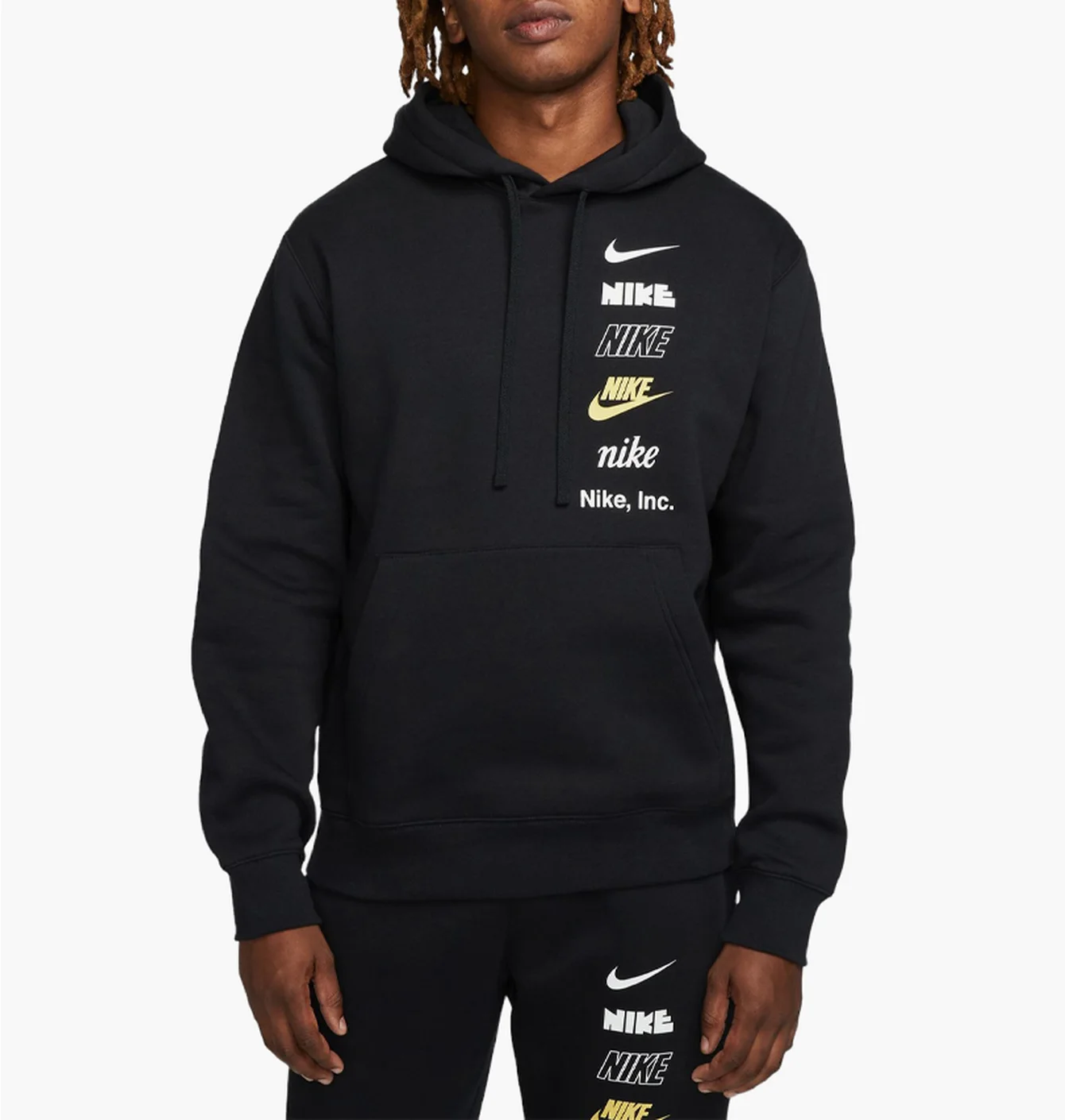 Худі чоловіче Nike Nsw Club Fleece Logo Hoodie Black Dx0783-010