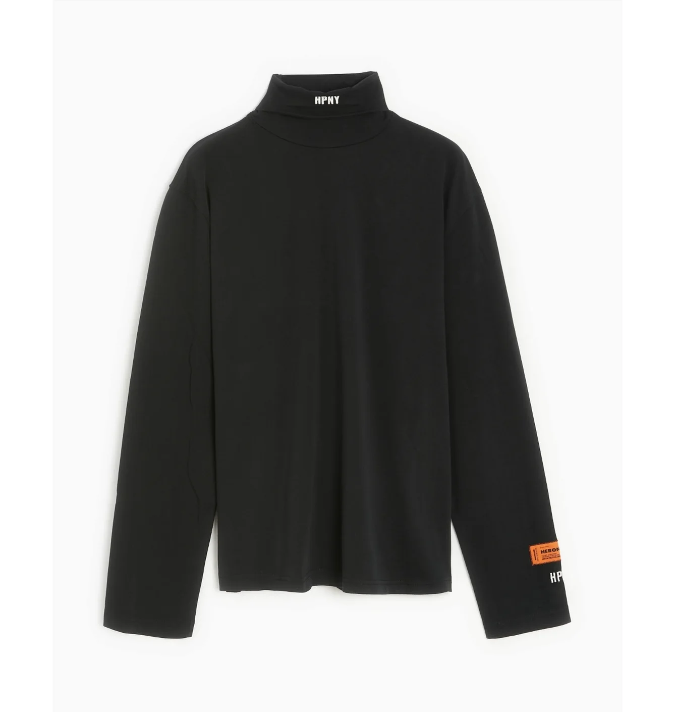 Світшот чоловічий Heron Preston Hpny Embroidered Rollneck Sweater Black HMAB027C99JER0021001