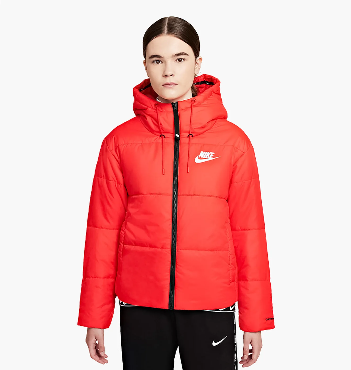 Пуховик жіночий Nike W Nsw Tf Rpl Classic Tape Jkt Red DJ6997-673