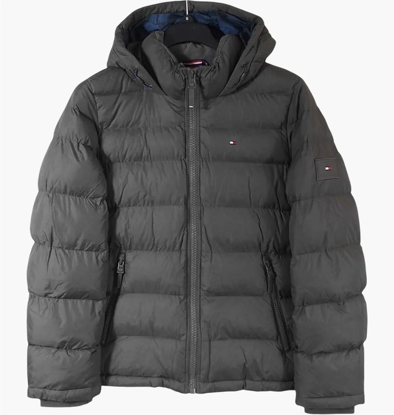 Куртка чоловіча Tommy Hilfiger Nylon Performance Hoody Puffer Black 158AN508-LO1
