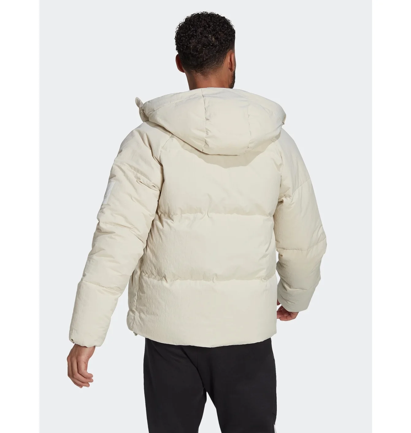 Пуховик чоловічий Adidas Big Baffle Down Jacket Beige HN9929