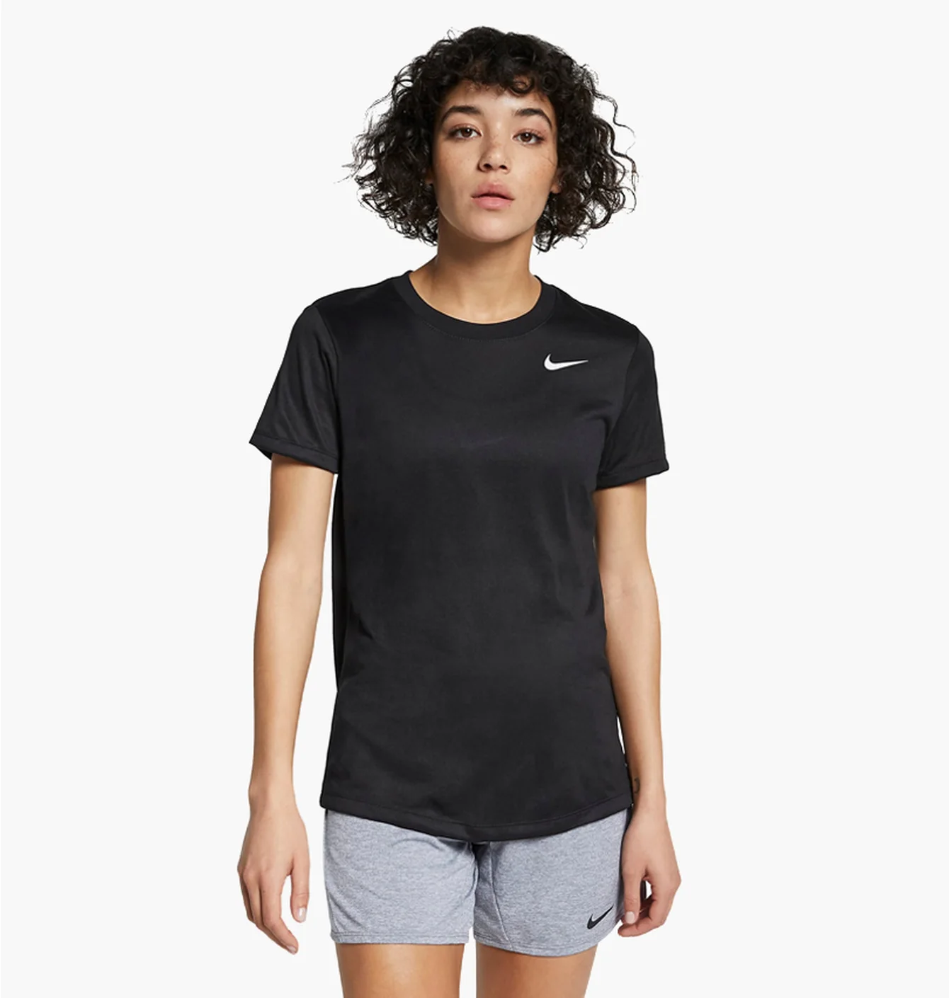 Футболка жіноча Nike W Nk Dry Leg Tee Crew Black Aq3210-010