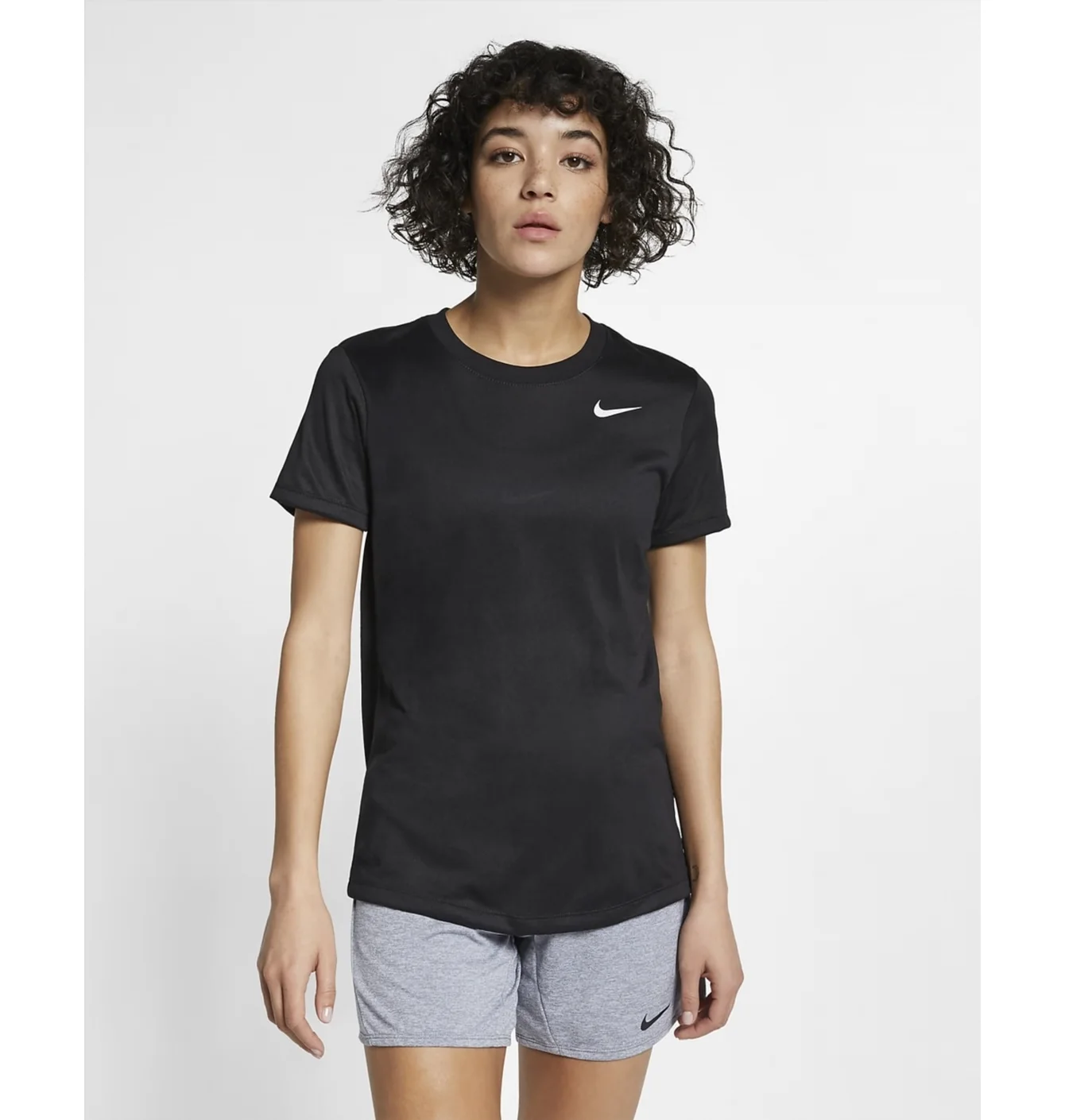 Футболка жіноча Nike W Nk Dry Leg Tee Crew Black Aq3210-010
