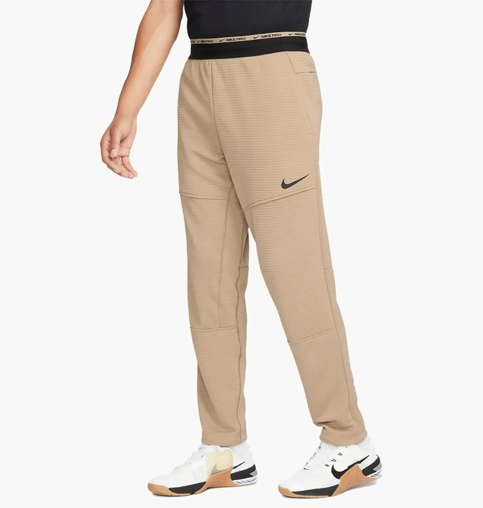 Брюки чоловічі Nike Dri-Fit Fleece Fitness Pants Beige (DV9910-247)