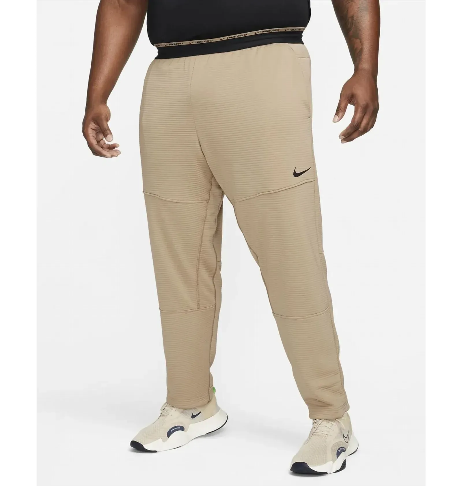 Брюки чоловічі Nike Dri-Fit Fleece Fitness Pants Beige (DV9910-247)